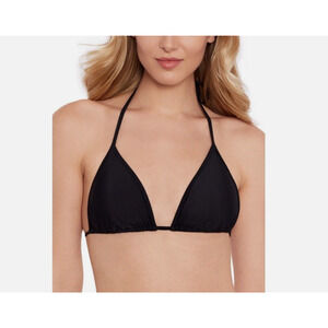 Salt + Cove Juniors’ Slider Triangle Bikini Top Black Size M 13819
